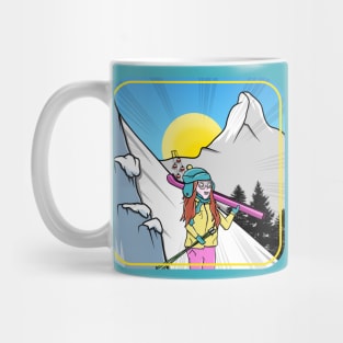 Skiing the Matterhorn Mug